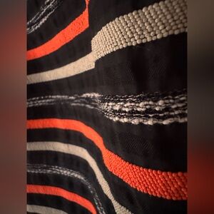 HD in Paris Black and Orange Striped Tank Top